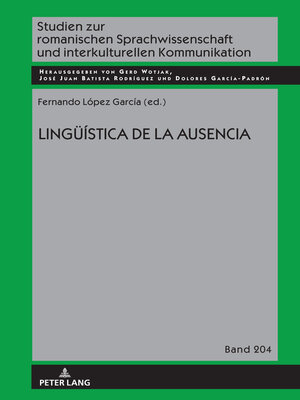 cover image of Lingueística de la ausencia